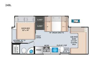 2021 Thor Four Winds MB-Sprinter 24BL