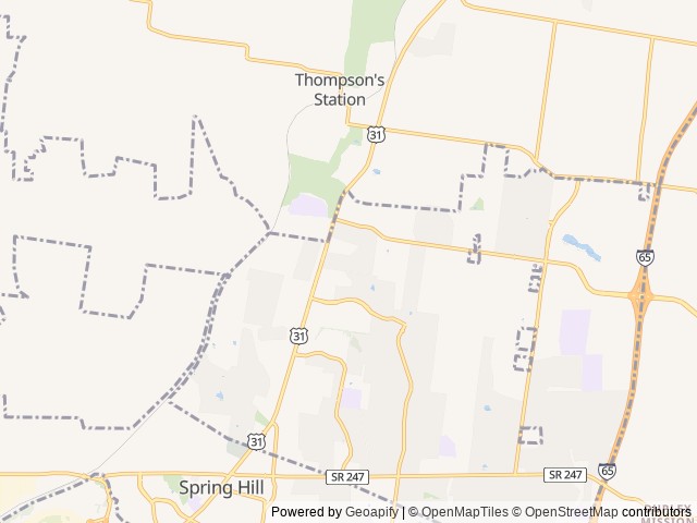 Map for CB RV - 2023 Forest River Solera 24-SRC  The Gypsy near Spring Hill, TN