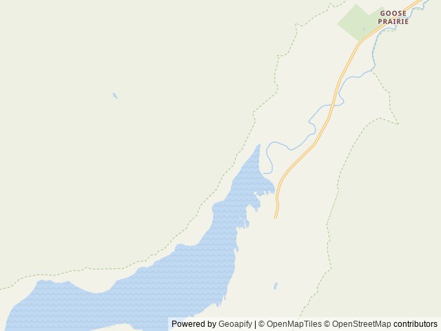 Map of Soda Springs Campground location at Goose Prairie, WA, United States