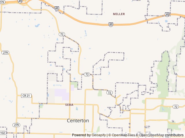 Map for 2020 Jayco North Point 377RLBH near Centerton, OK