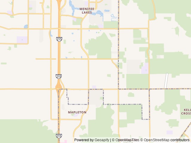 Map for FUNseeker Family Bunkhouse Motorhome near Menifee, CA