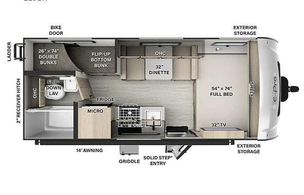 2024 Forest River RV Flagstaff E-Pro E19BH