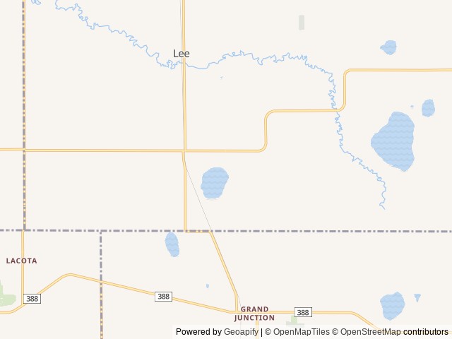 Map of Postcard Cabins Barber Creek location at Grand Junction, MI, United States