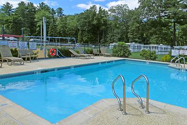 RV site at tidewater Campground
