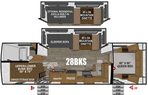 Timber Ridge - 33 ft rugged bunkhouse, sleeps 7-9