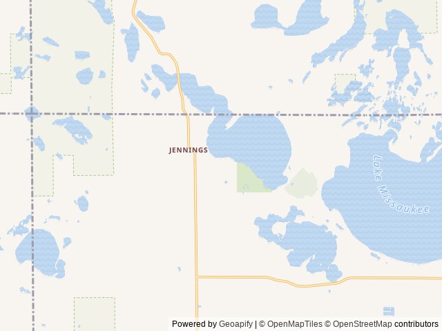 Map of Crooked Lake Campground location at Lake City, MI, United States