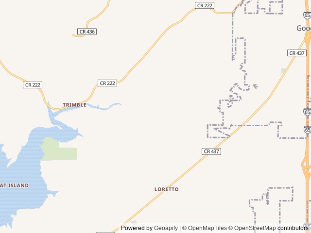 Map of JG's Campen Life RV Campground location at Cullman, AL, United States
