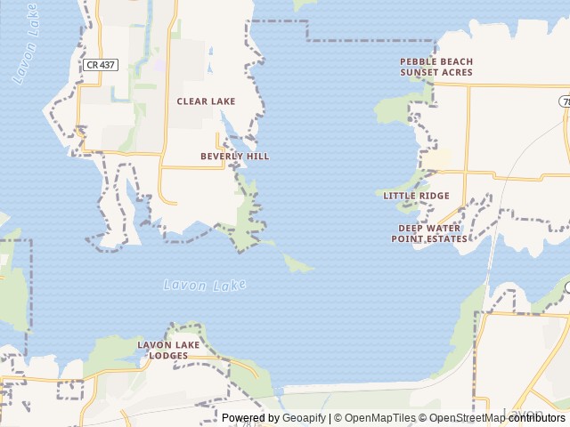 Map of Clear Lake (TX) location at Princeton, TX, United States