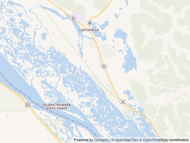 Map of Drift Inn Resort location at Fountain City, WI, United States
