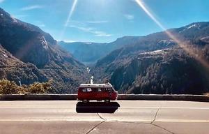 "RELL SUNN" Classic Volkswagen Pop Top Camper Van