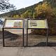 The interpretive panels at Pink House Recreation Site.