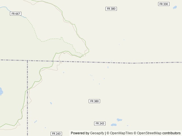 Map of Elwood Cabin location at La Jara, CO, United States