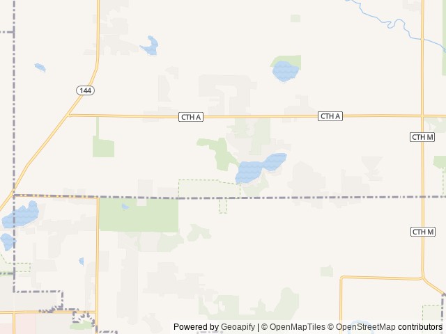 Map of Lazy Days Campground location at West Bend, WI, United States