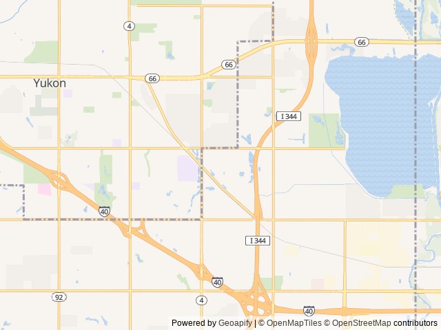Map for PET FRIENDLY 2019 Keystone RV Springdale 282BH near Yukon, OK