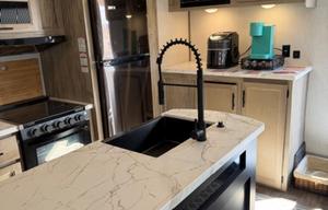Joe and Jaimee's pet friendly camper rental