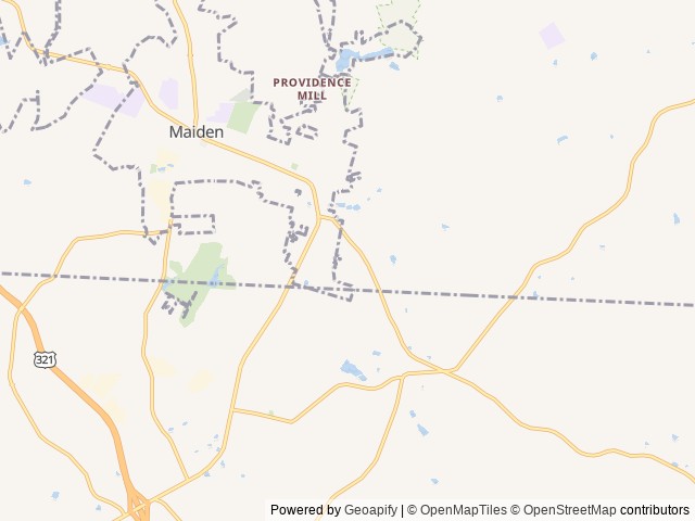 Map for 2012 Forest River RV Georgetown 351DS near Maiden, NC