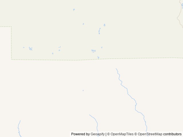 Map of Blucher Creek Campground location at Rock Springs, WY, United States