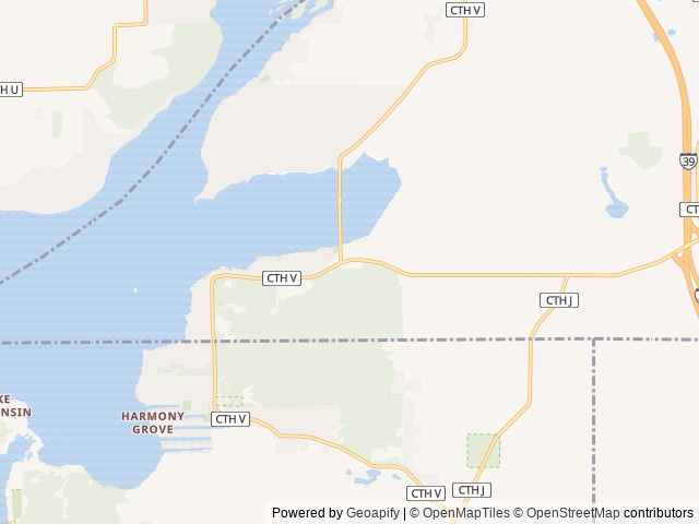 Map of Lake Wisconsin Campground, LLC location at Poynette, WI, United States