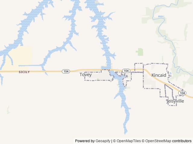 Map for 2020 Jay Flight 28RLS near Tovey, MO