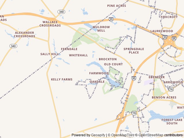 Map for 2018 Salem Cruise Lite 261BHXL near Florence, SC