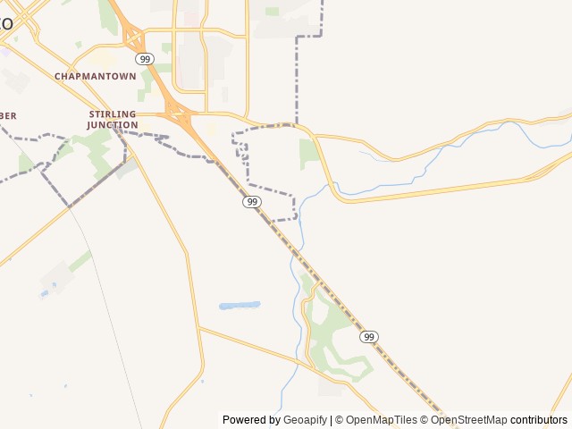 Map for Chill N RV near Chico, CA