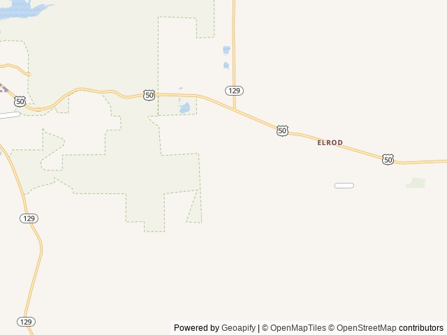 Map of Wheelock Lake Campground location at Dillsboro, IN, United States