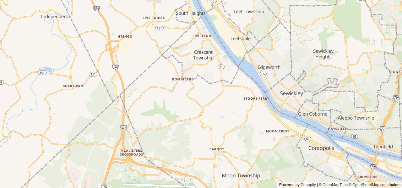Map for Martha near Coraopolis, PA