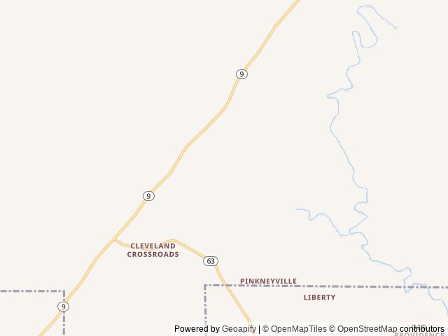 Map of Real Nice & Easy RV Park location at Goodwater, AL, United States