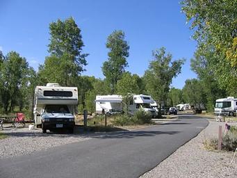 Gros Ventre Campground RV Sites