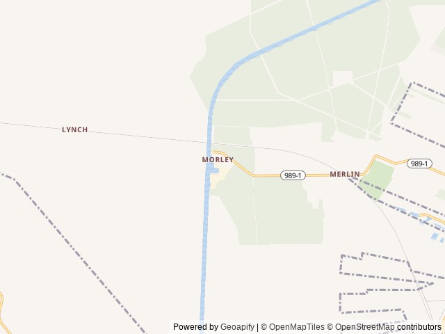 Map of Morley Acres RV Park location at Brusly, LA, United States