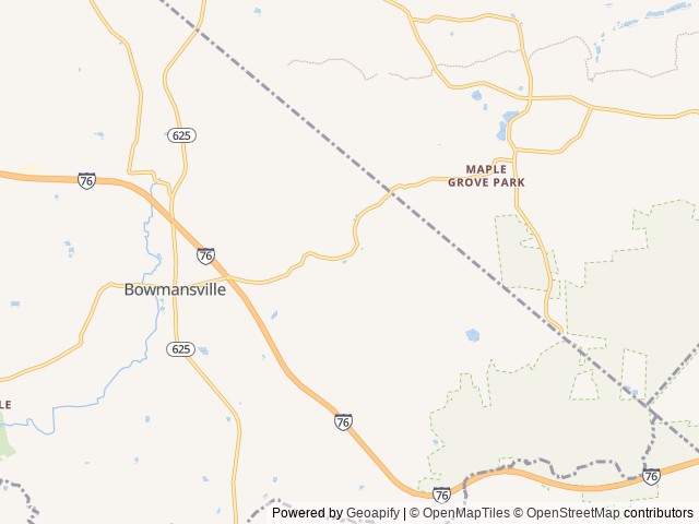 Map of Adventure Bound Camping Resort at Oak Creek location at Adamstown, PA, United States