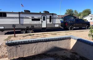 Easy Pick Up - Large Travel Trailer