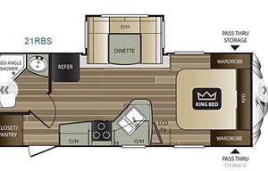 2021 Keystone RV Cougar Half-Ton 22RBS