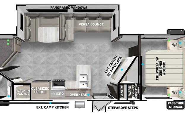 Family and pet friendly camper with King-size bed!