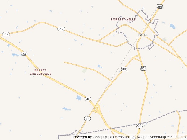 Map of Midpoint I95 RV Park location at Sellers, SC, United States
