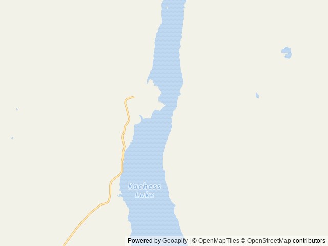 Map of Kachess location at Easton, WA, United States