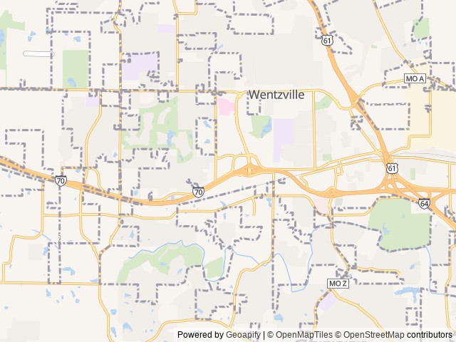 Map for 2019 Winnebago Minnie Plus 31BHDS near Wentzville, MO