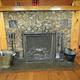 Fireplace at Caldwell Cabin
