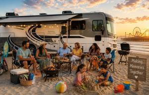 Luxury Motorhome w/ Private Bunkhouse!