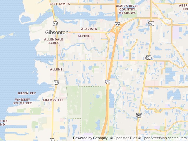 Map for 2020 Heartland RVs Mallard- The Campfire Retreat near Gibsonton, FL