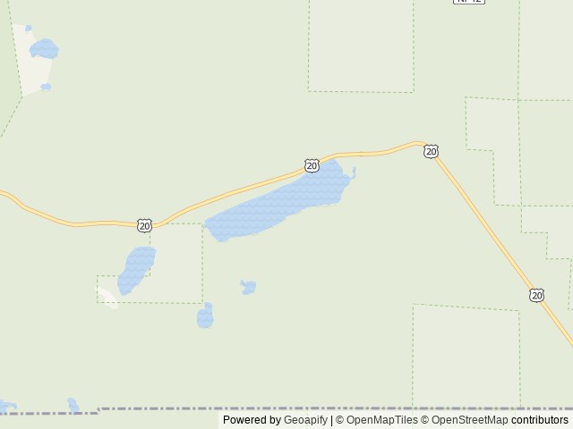 Map of South Shore location at Sisters, OR, United States