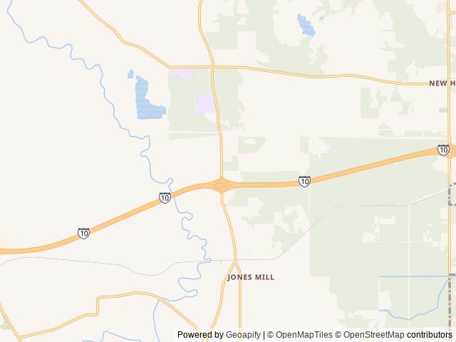 Map of Love's RV Hookup-Gulfport MS 595 location at Gulfport, MS, United States