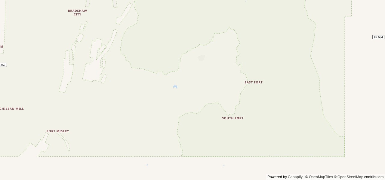 Map of Horsethief Cabin location at Prescott, AZ, United States