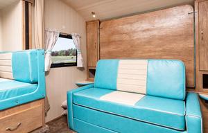 Modern 50s Style Travel Trailer with Outdoor TV!