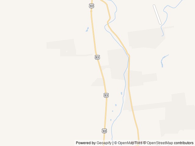 Map of Whiskey Mountain Inn location at Leakey, TX, United States