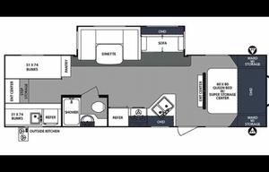 2024 Forest River EVO with 4 bunks