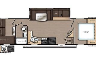 Catalina 2 bedrooms/ bunk room Sleeps 8 light w