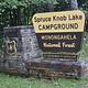 Spruce Knob Lake Campground Entrance