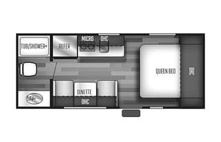Campsites Delivered's 2019 Forest River RV Cherokee Wolf Pup 16FQ