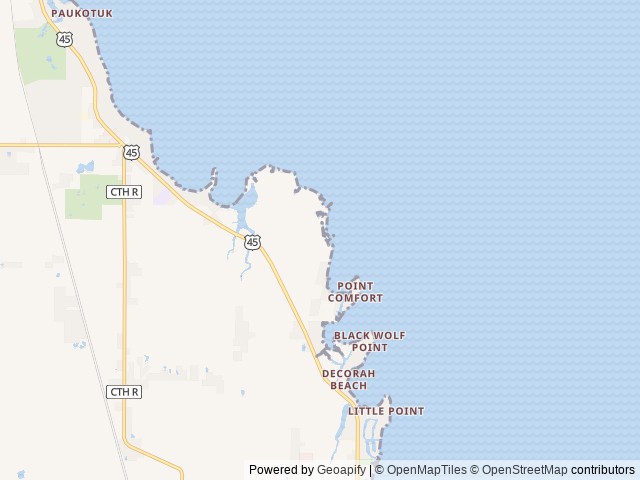 Map of Kalbus location at Oshkosh, WI, United States